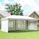 Carpa Plegable Tela Oxford, Acero Outsunny 585x295 Carpa Plegable Tela Oxford, Acero Outsunny 585x295 Azul