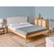 Beliani Cama matrimonial Madera de pino Clairac 187x208 Beliani Cama matrimonial Madera de pino Clairac 187x208 Marrón Claro