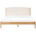 Beliani Cama matrimonial Madera de pino Clairac 187x208 Beliani Cama matrimonial Madera de pino Clairac 187x208 Marrón Claro