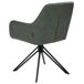 Beliani Conjunto de 2 sillas de comedor Sansarc Beliani Conjunto de 2 sillas de comedor Sansarc Verde Oscuro