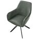 Beliani Conjunto de 2 sillas de comedor Sansarc Beliani Conjunto de 2 sillas de comedor Sansarc Verde Oscuro