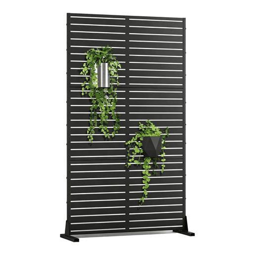 Divisória Nodepp em aço galvanizado 180x120 cm Preto casa.pro Divisória Nodepp em aço galvanizado 180x120 cm Preto casa.pro