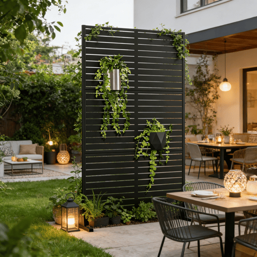 Divisória Nodepp em aço galvanizado 180x120 cm Preto casa.pro Divisória Nodepp em aço galvanizado 180x120 cm Preto casa.pro