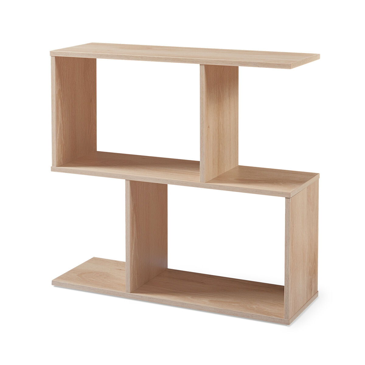 Mesa auxiliar koxjö 57x60x20 cm efecto roble [en.casa]