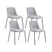 Beliani Conjunto de 4 sillas de comedor Tiller Beliani Conjunto de 4 sillas de comedor Tiller Beige