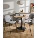 Beliani Conjunto de 4 sillas de comedor Tiller Beliani Conjunto de 4 sillas de comedor Tiller Beige