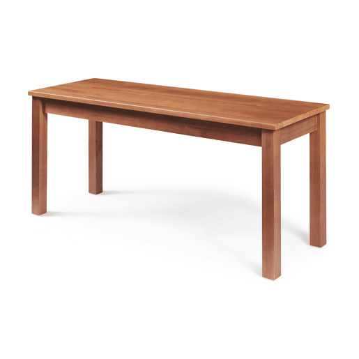 Banco de sala de jantar Trerunulu pinho 100x35x45 cm Nogueira en.casa
