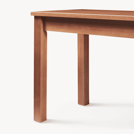 Banco de sala de jantar Trerunulu pinho 100x35x45 cm Nogueira en.casa