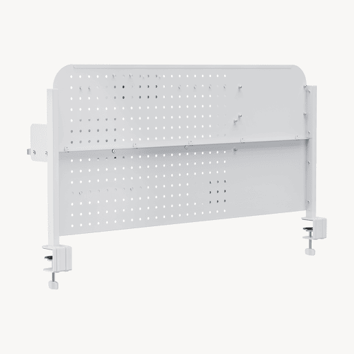 Organizador de secretária Sauda com grampo Sauda aço 114x68 cm BrancoRosa en.casa
