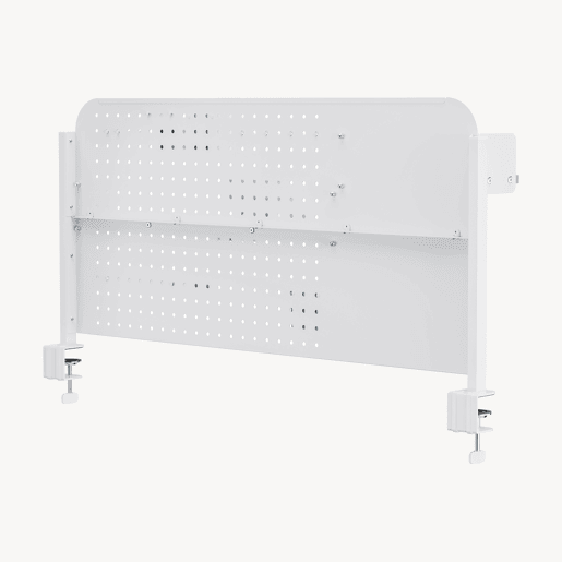 Organizador de secretária Sauda com grampo Sauda aço 114x68 cm BrancoRosa en.casa
