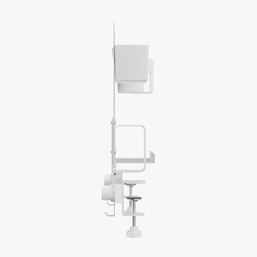 Organizador de secretária Sauda com acessórios aço 50x50 cm Branco en.casa