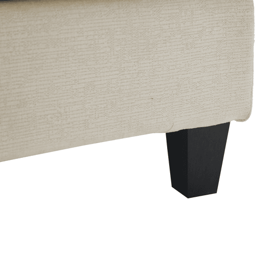 Sofá de 3 lugares 194x118x81 cm - Lateral, cama, linho, sala e quarto - Bege