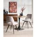 Beliani Conjunto de 2 sillas de comedor Hallett Beliani Conjunto de 2 sillas de comedor Hallett Beige