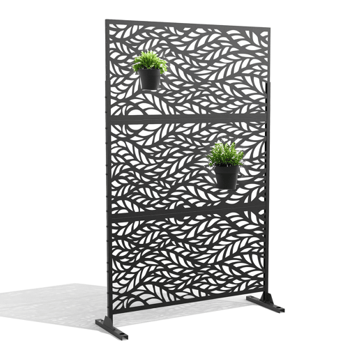 Divisória And aço galvanizado 180x90 cm Preto casa.pro Divisória And aço galvanizado 180x90 cm Preto casa.pro
