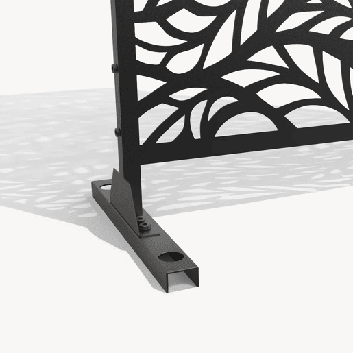 Divisória And aço galvanizado 180x90 cm Preto casa.pro Divisória And aço galvanizado 180x90 cm Preto casa.pro