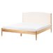 Beliani Cama matrimonial Madera de pino Clairac 167x208 Beliani Cama matrimonial Madera de pino Clairac 167x208 Marrón Claro