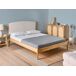 Beliani Cama matrimonial Madera de pino Clairac 167x208 Beliani Cama matrimonial Madera de pino Clairac 167x208 Marrón Claro