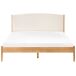 Beliani Cama matrimonial Madera de pino Clairac 167x208 Beliani Cama matrimonial Madera de pino Clairac 167x208 Marrón Claro