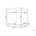Beliani Cama matrimonial Madera de caucho Herliere 192x212 Beliani Cama matrimonial Madera de caucho Herliere 192x212 Marrón Claro
