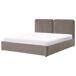 Beliani Cama matrimonial Chenilla Arbois 188x216 Beliani Cama matrimonial Chenilla Arbois 188x216 Gris