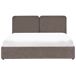 Beliani Cama matrimonial Chenilla Arbois 188x216 Beliani Cama matrimonial Chenilla Arbois 188x216 Gris