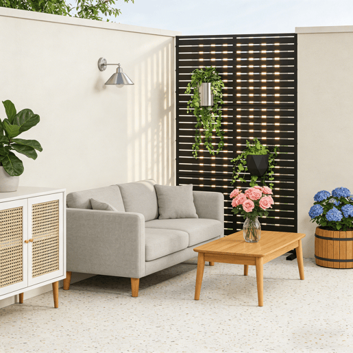 Divisória Nodepp em aço galvanizado 180x90 cm Preto casa.pro Divisória Nodepp em aço galvanizado 180x90 cm Preto casa.pro