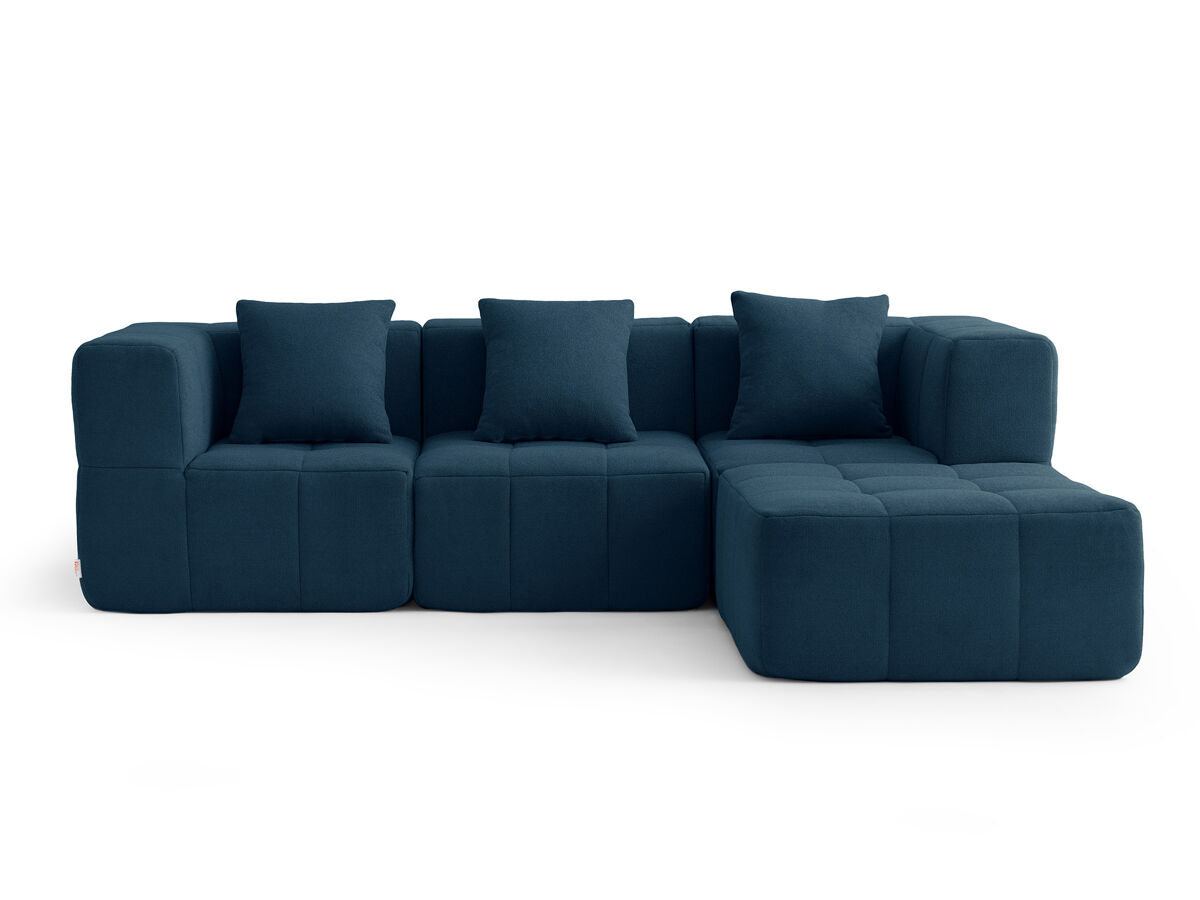 Sofá modular de 3 plazas con chaise longue