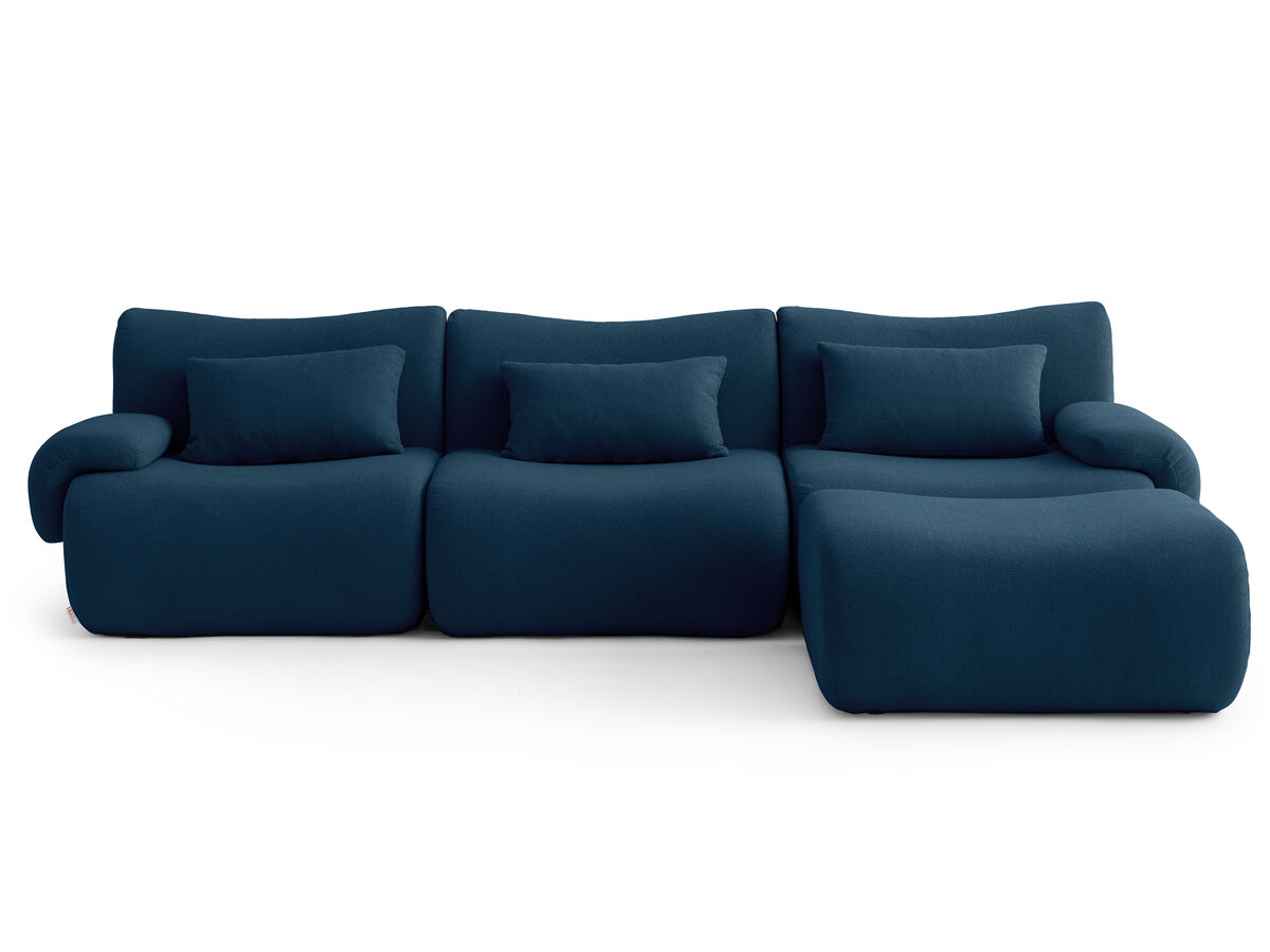 Sofá modular de 3 plazas con chaise longue