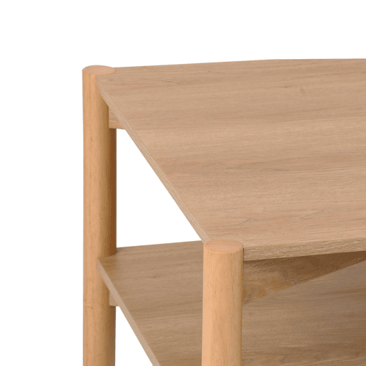 Mesa de centro retangular em decoração madeira, Harmony, Natural, 110x60x40 cm Mesa de centro retangular em decoração madeira, Harmony, Natural, 110x60x40 cm