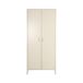 Armario/vestidor industrial de metal 2 puertas, 4 estantes, 1 48 Armario/vestidor industrial de metal 2 puertas, 4 estantes, 1 48 Beige