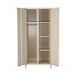 Armario/vestidor industrial de metal 2 puertas, 4 estantes, 1 48 Armario/vestidor industrial de metal 2 puertas, 4 estantes, 1 48 Beige