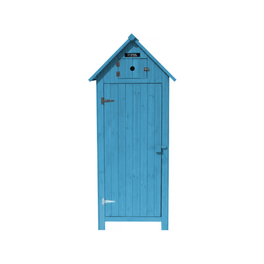 Armário de jardim Cabanon - 77 x 54,5 x 179 cm - Azul celeste Armário de jardim Cabanon - 77 x 54,5 x 179 cm - Azul celeste