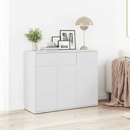 Aparador - Bufete - Móvei de apoio 88x30x70 cm contraplacado branco pt2529
