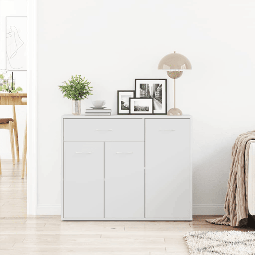 Aparador - Bufete - Móvei de apoio 88x30x70 cm contraplacado branco pt2529
