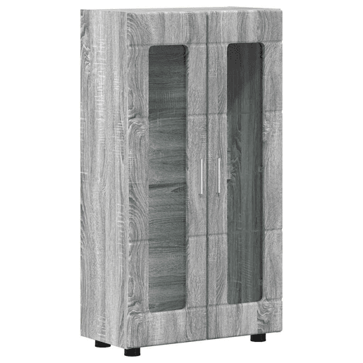 Bufete - Móvei de apoio Cinza Sonoma 55,5 x 29 x 103 cm Madeira processada pt4076