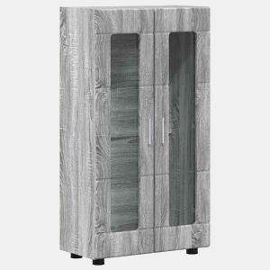 Bufete - Móvei de apoio Cinza Sonoma 55,5 x 29 x 103 cm Madeira processada pt4076