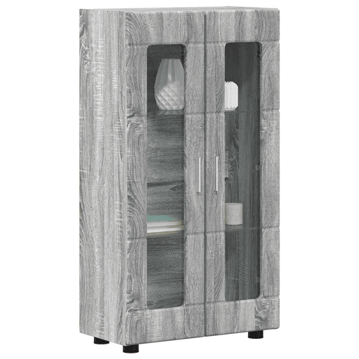 Bufete - Móvei de apoio Cinza Sonoma 55,5 x 29 x 103 cm Madeira processada pt4076