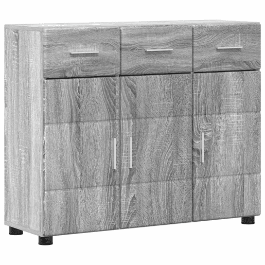 Bufete - Móvei de apoio Cinza Sonoma 88,5 x 30,5 x 73 cm Madeira processada pt4083