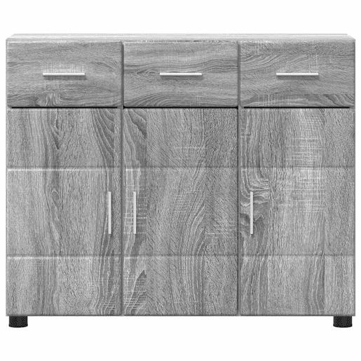 Bufete - Móvei de apoio Cinza Sonoma 88,5 x 30,5 x 73 cm Madeira processada pt4083