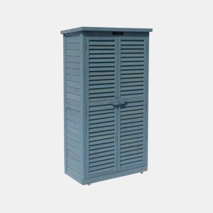 Armário de jardim Space - 87 x 46,5 x 160 cm - Azul celeste