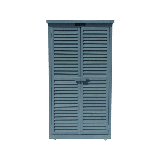 Armário de jardim Space - 87 x 46,5 x 160 cm - Azul celeste