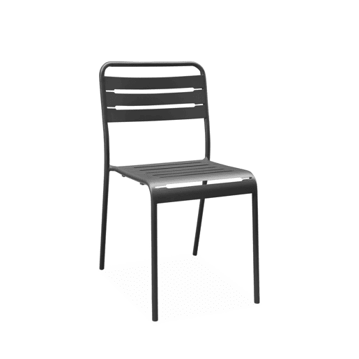 Set mesa de jardim bistrô quadrada de aço com 2 cadeiras Antracite - 70x70x73 cm Set mesa de jardim bistrô quadrada de aço com 2 cadeiras Antracite - 70x70x73 cm