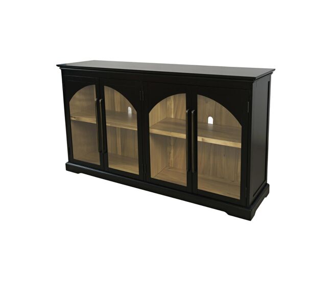 Aparador avola 165x43x92 negro
