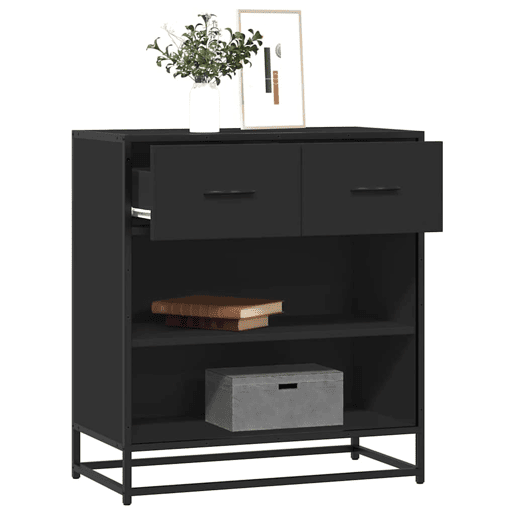 Aparador - Bufete - Móvei de apoio 68x35x76 cm derivados de madeira preto pt3539