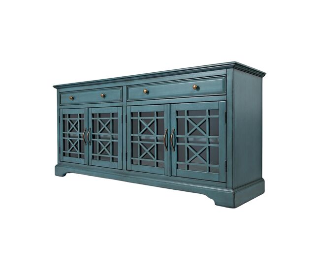 Aparador avola 178x49x82 azul