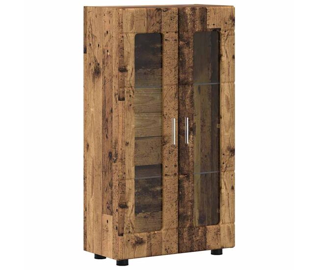 Aparador - mueble de almacenamiento madera vieja 55,5 x 29 x 103 cm madera de ingeniería es4689