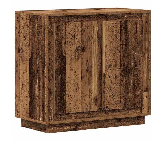 Aparador - mueble de almacenamiento madera vieja 80 x 40 x 75 cm madera de ingeniería es4725