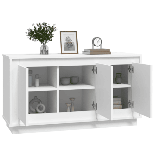 Aparador - Bufete - Móvei de apoio 102x35x55 cm derivados de madeira branco pt4214