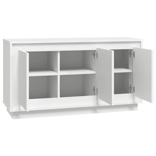 Aparador - Bufete - Móvei de apoio 102x35x55 cm derivados de madeira branco pt4214