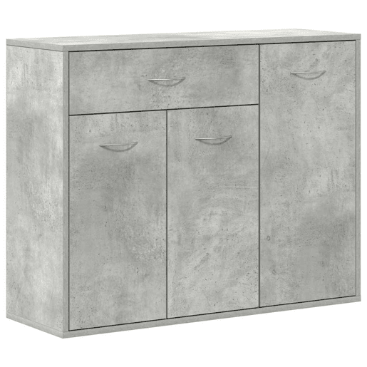 Aparador - Bufete - Móvei de apoio 88x30x70 cm contraplacado cinzento cimento pt2851